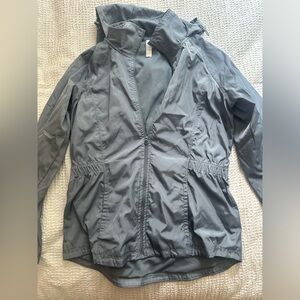 Layer8 Women’s Lightweight Hooded Zip-Up Blue Size Small